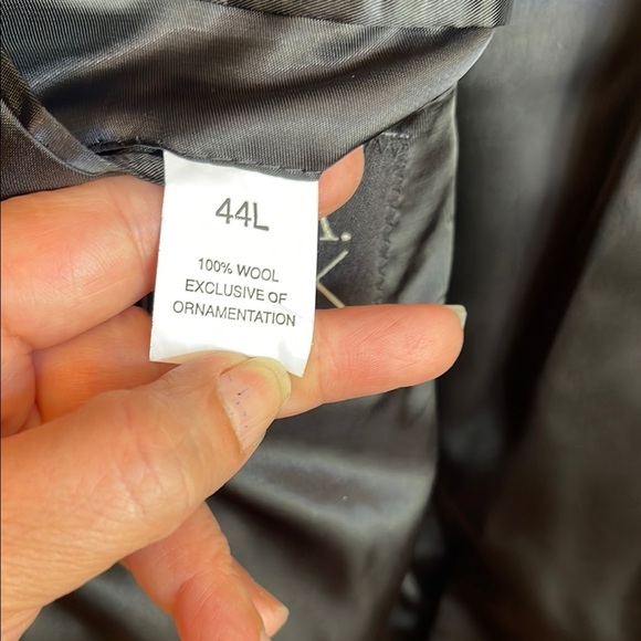 Jos. A. Bank Black Blazer Single-Breasted Notched Lapel - Picture 5 of 10